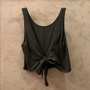 Lululemon Green It’s a Tie tank top size 2